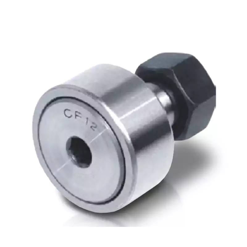 Stud type cam follower bearing front view